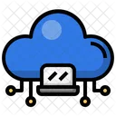 Cloud Laptop  Icon