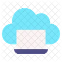 Cloud Laptop Cloud Computing Laptop Icon