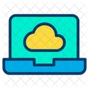 Cloud Laptop Computing Icon