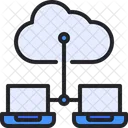 Cloud Laptop Cloud Network Cloud Icon