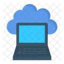 Cloud Computing Laptop Cloud Icon