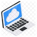 Cloud Laptop Cloud Device Cloud Technology Icon