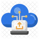 Cloud Laptop Upload  Icon