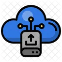 Cloud Laufwerk Cloud Upload Treiber Symbol