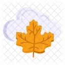 Cloud Leaf  Icon