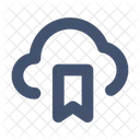 Cloud Lesezeichen Cloud Computing Lesezeichen Cloud Icon