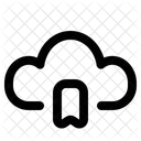 Cloud Dienst Zeichen Online Icon