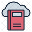 Cloud Library Cloud Digital Library Icon