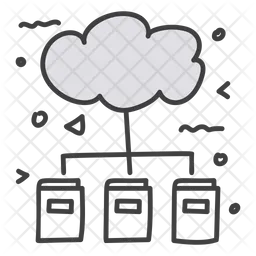 Cloud Library  Icon