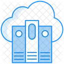 Digital Library Cloud Library Elibrary Icon