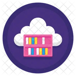 Cloud Library  Icon