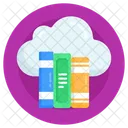 Internet Library Cloud Library Cloud Books Icon