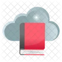 Cloud Study Cloud Book Cloud Library Icon