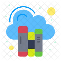 Cloud Library  Icon