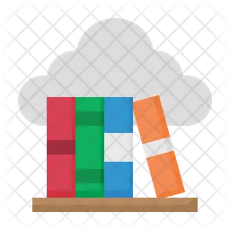 Cloud Library  Icon