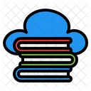 Cloud Library Online Learning E Learning Icon