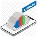 Cloud Library  Icon