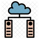 Cloud Library Online Learning Icon