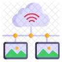 Cloud Library  Icon