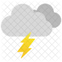Cloud Lightning Weather Icon Thunder Lightning Icon