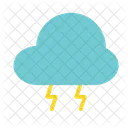 Cloud Forecast Lightning Icon