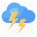 Thunderstorm Cloud Lighting Cloud Flash Icon
