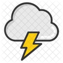 Cloud Lightning Storm Icon