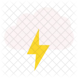 Cloud Lightning  Icon
