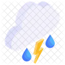 Cloud Lightning  Icon