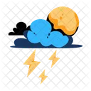 Cloud Lightning  Icon