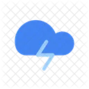 Cloud lightning  Icon