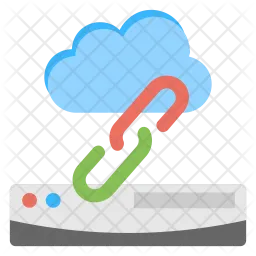 Cloud linking  Icon