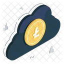 Cloud Litecoin Cryptocurrency Crypto Icon