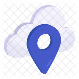 Cloud Location  Icon