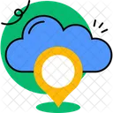 Cloud Location  Icon