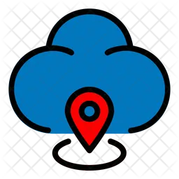 Cloud Location  Icon