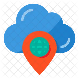 Cloud location  Icon
