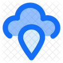 Cloud Location Location Pin Icon