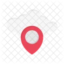 Cloud Location Weather Icon