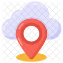 Cloud Navigation Cloud Location Cloud Place Marker Icon