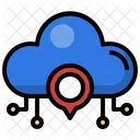 Cloud Location Placeholder Location Icon
