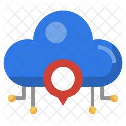 Cloud Location  Icon