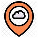 Cloud Location Cloud Location Icon