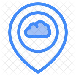 Cloud Location  Icon