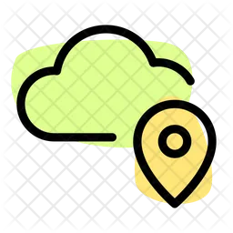 Cloud Location  Icon