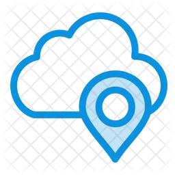 Cloud Location  Icon