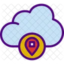 Cloud Location Cloud Storage Icon