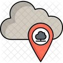 Cloud Location Icon