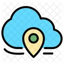 Cloud Location Cloud Location Icon