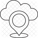 Cloud location  Icon